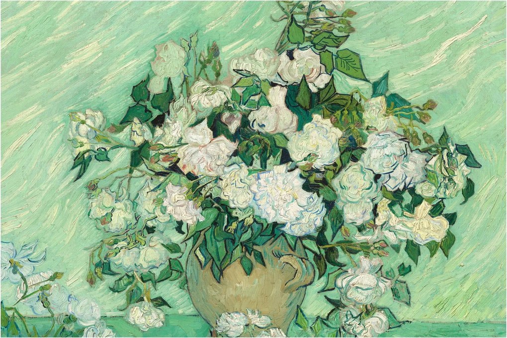 Tablou - Vincent van Gogh, Roses, reproducere (90x60 cm)