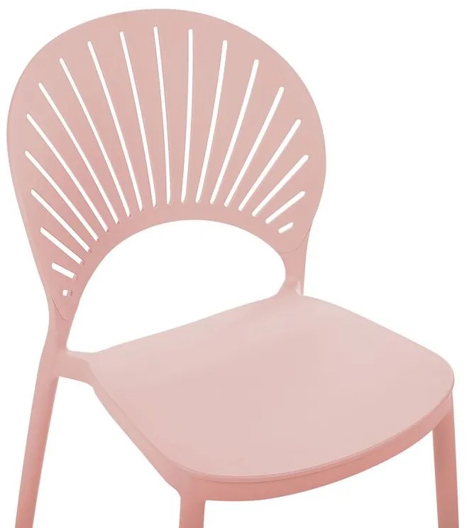 Set 4 buc scaune de sufragerie Ostza (roz). 1081822