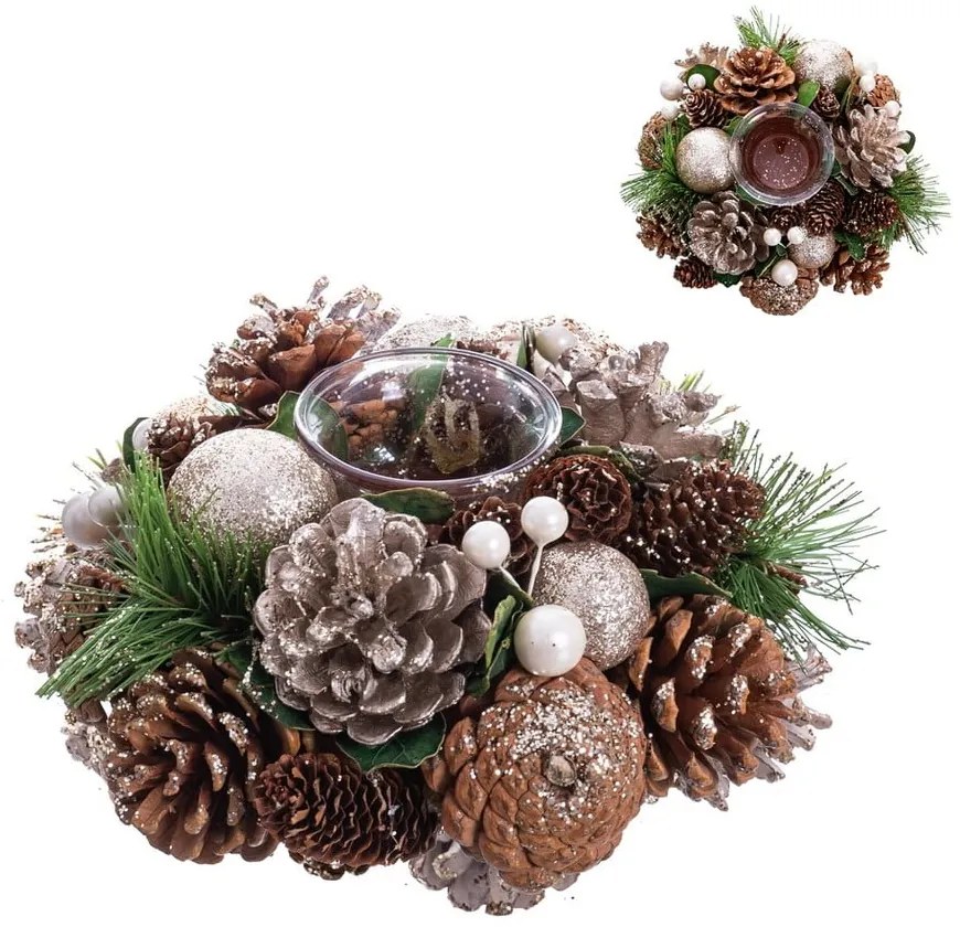 Sfeșnic din plastic și sticlă – Casa Selección