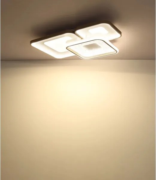 Globo 48097-62 - Plafonieră LED dimabilă MOSAIKO LED/55W/230V 65x45,5 cm+telecomandă