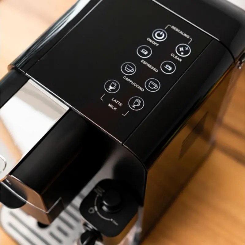 La mâna a doua: Espressor capsule si cafea macinata 8in1 Oliver Voltz OV51171I5, 1350W, 20 bar, Spumare lapte, Negru