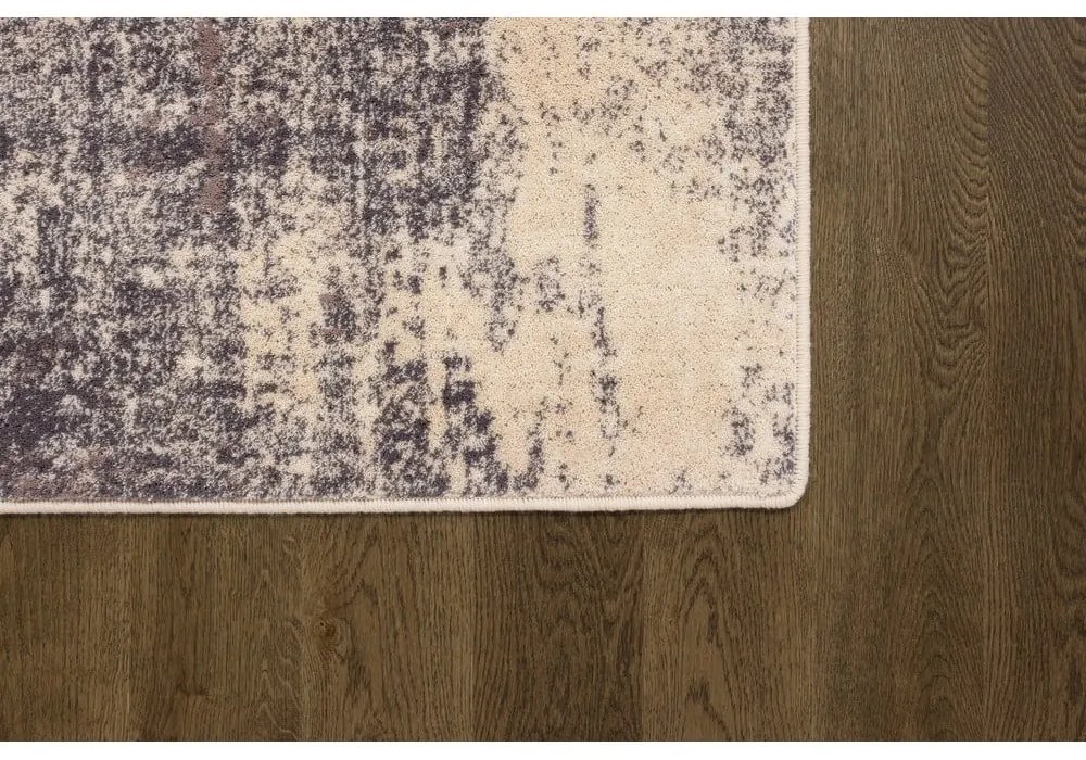 Covor roz/bej din lână 133x180 cm Braque alabaster – Agnella