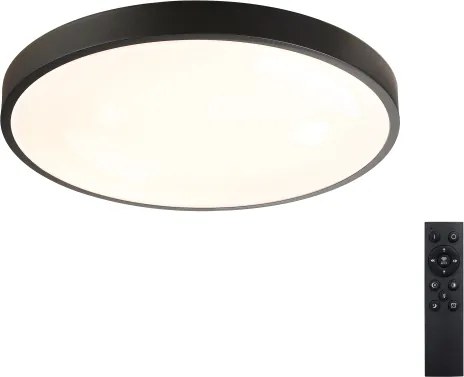 Brilagi - Lampă LED reglabilă GLASS POOL DOUBLE LED/48W/230V 40 cm neagră + telecomandă