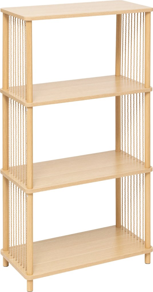 Bibliotecă deschisă KORD, 4 niveluri, 60 × 30 × 110 cm