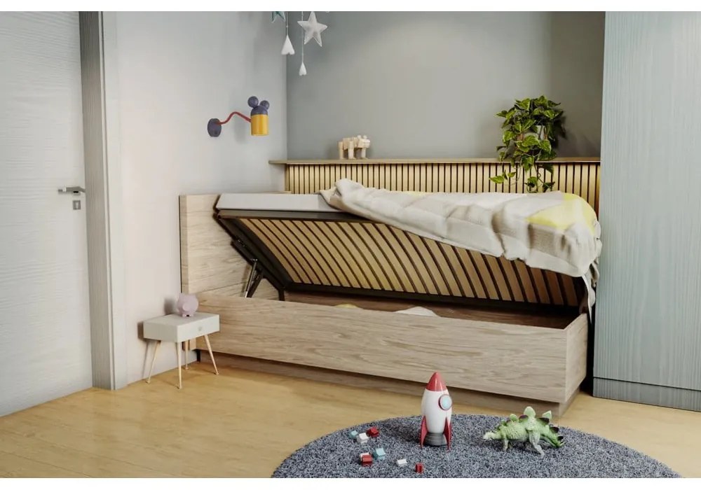 Lustră pentru copii albastră cu abajur din metal Mouse – GTV