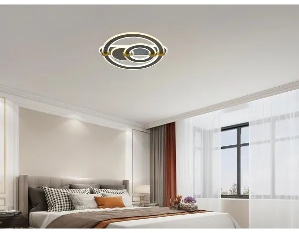 Plafonieră LED reglabilă LED/120W/230V 3000-6500K + telecomandă