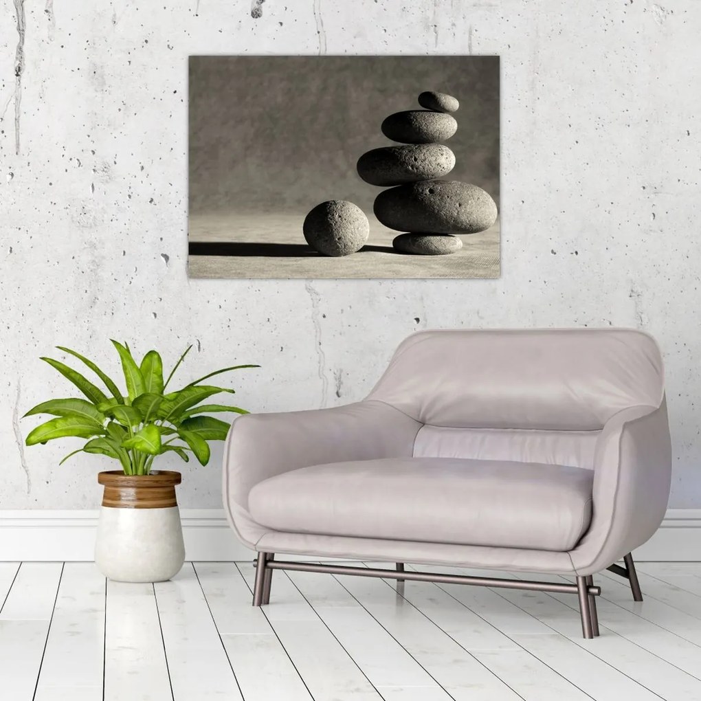 Tablou - Pietre gri (70x50 cm)
