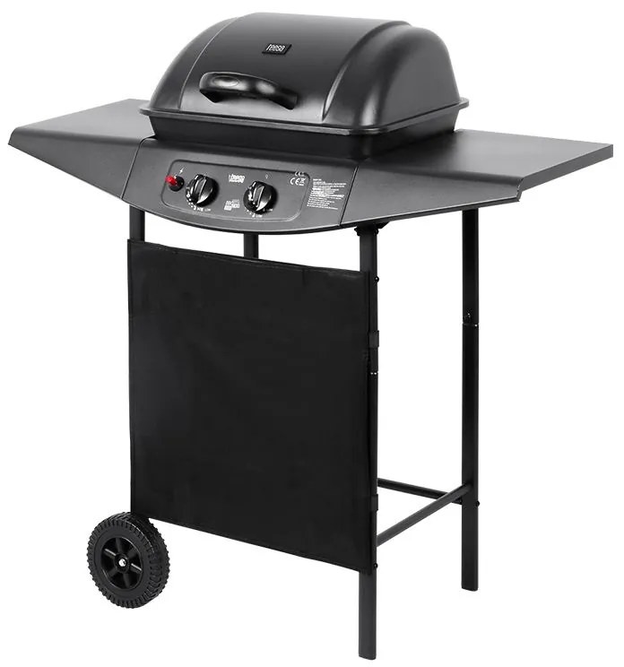 Grill 2 arzatoare gaz bbq 2000 teesa