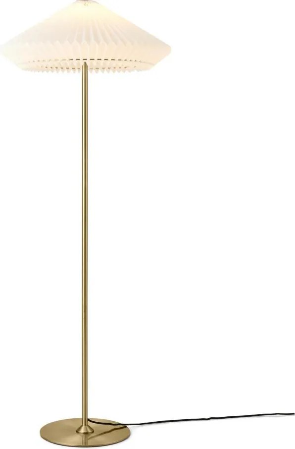 Halo Design 745050 - Lampă de podea PARIS 1xE27/40W/230V, alamă/alb/stejar