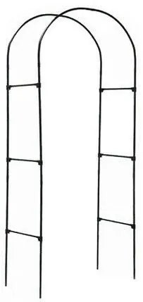 Arcada metalica, pergola, pentru gradina, 240x37x140x1.2 cm