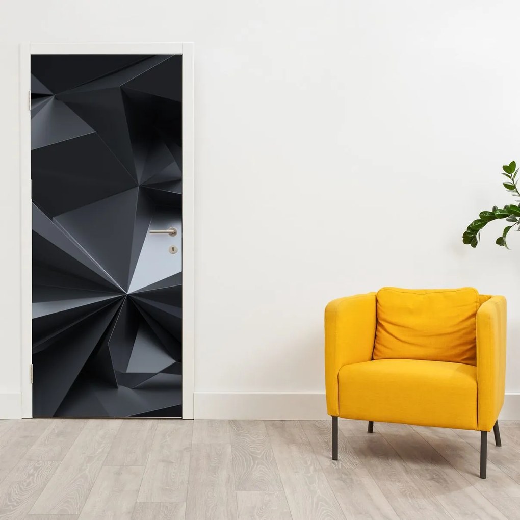 Fototapet pentru ușă - Abstract geometric (95x205cm)