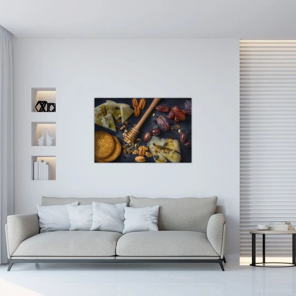 Tablou cu cu fructe uscate (90x60 cm)