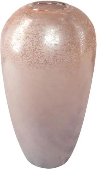 Vaza din ceramica de culoare roz, 16x28 cm
