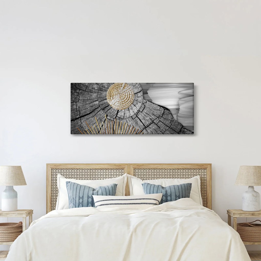 Tablou - Trunchiul copacului colaj (120x50 cm)