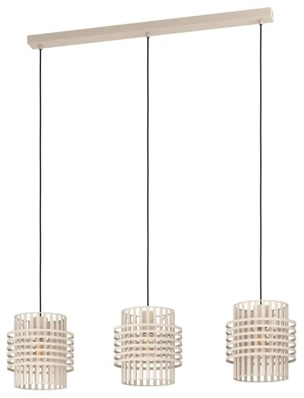 Lustră pe cablu Eglo 390147 OLTAMAR 3xE27/40W/230V crem