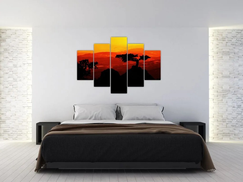 Tablou -Apus de soare (150x105 cm)