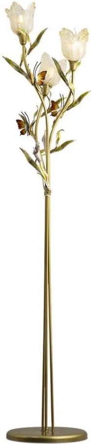 BRILAGI - Lampă de podea EDEN 3xE14/40W/230V multicoloră/aurie