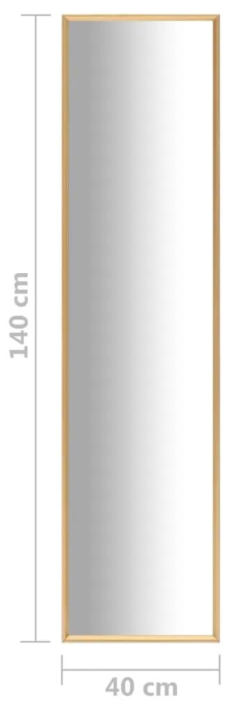 Oglinda, auriu, 140x40 cm 1, Auriu, 140 x 40 cm