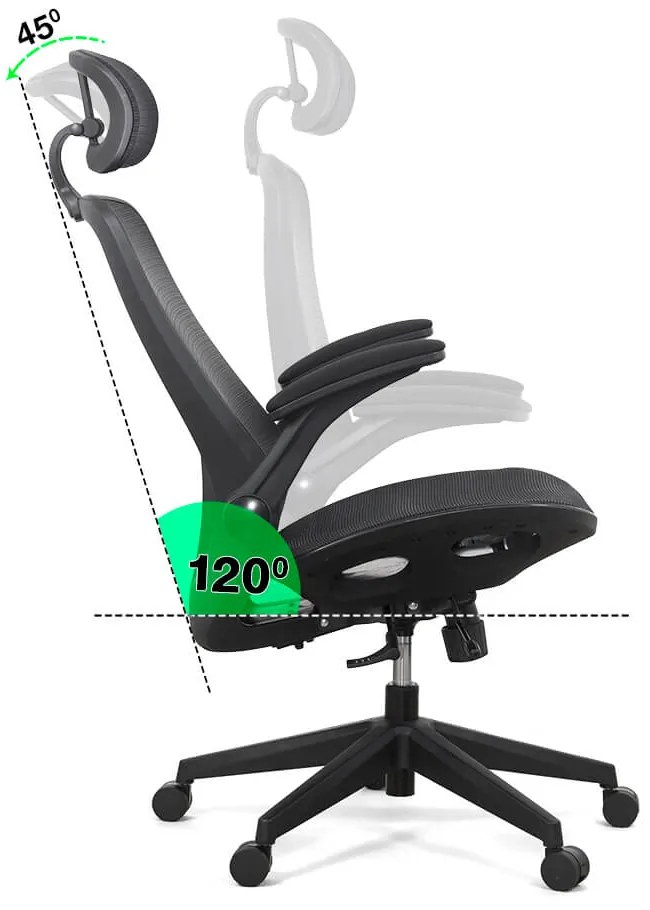 RESIGILAT - Scaun ergonomic din mesh SYYT 9509 negru