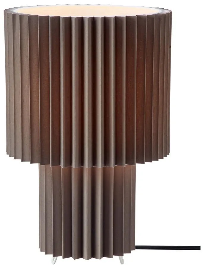 Veioză gri cu abajur textil (înălțime 32 cm) Catis – Markslöjd