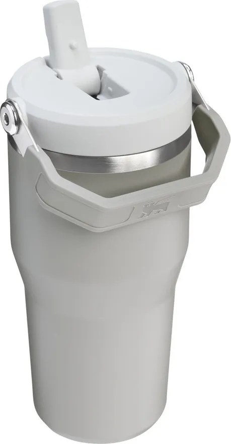 Termos gri deschis din oțel inoxidabil 600 ml IceFlow™ Flip Straw 2.0 Tumbler Ash – Stanley
