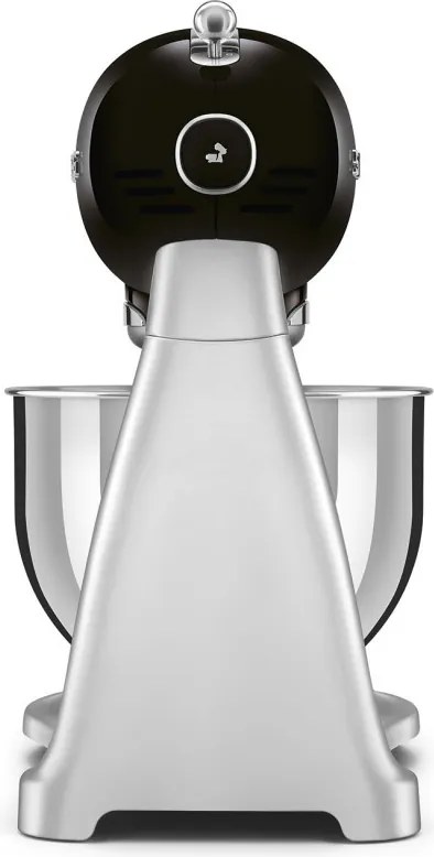 Mixer planetar Smeg SMF04BLEU, 800 W, 4,8 l, 10 viteze, funcție de pornire treptată, picioare antiderapante, negru/inoxidabil