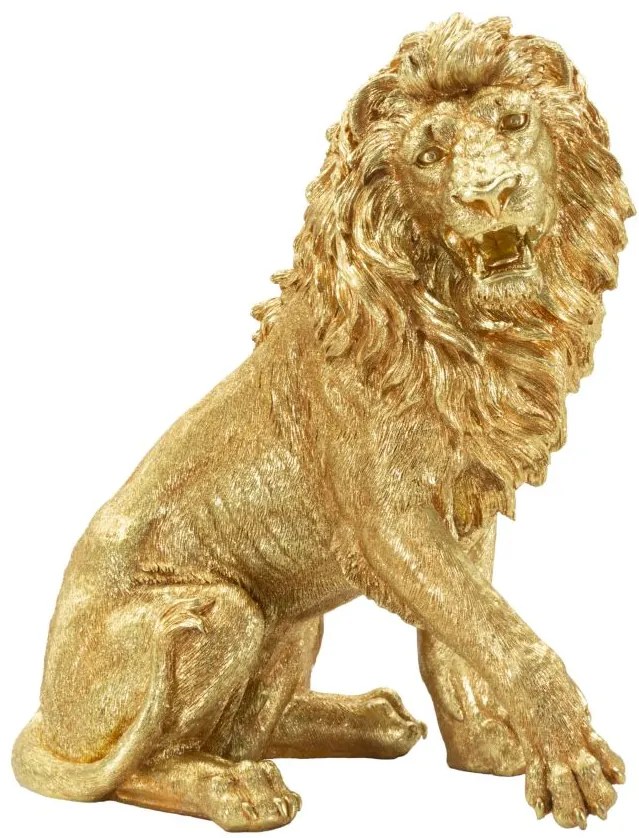 Mauro Ferretti Statueta Decorativa Leul Shant 45X29X53 | Aosom Romania