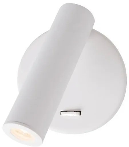 Aplica LED cu spot directionabil design minimalist Laredo alba NVL-8140521