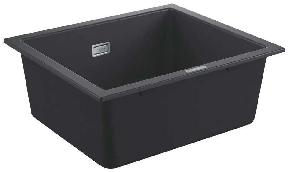 GROHE 31654AP0 - Chiuvetă K700U 533 × 457 mm, granit negru/negru