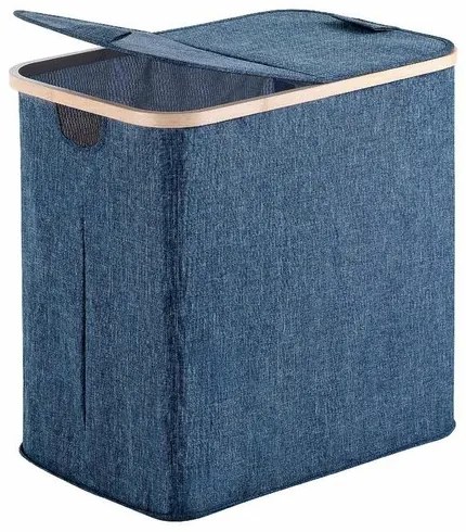 GEDY 133805 Yoshi coș pentru rufe 53 x 51 x 34 cm,bambus, albastru