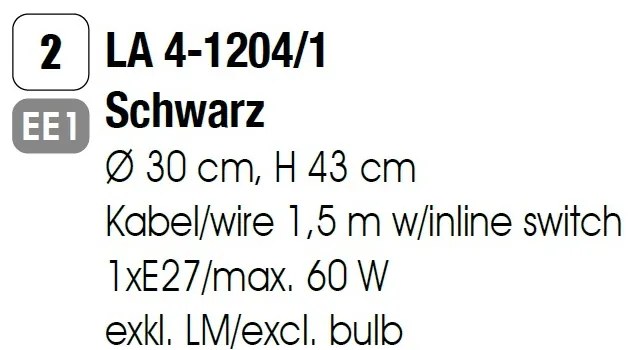 Veioza, lampa de masa GEORGINA