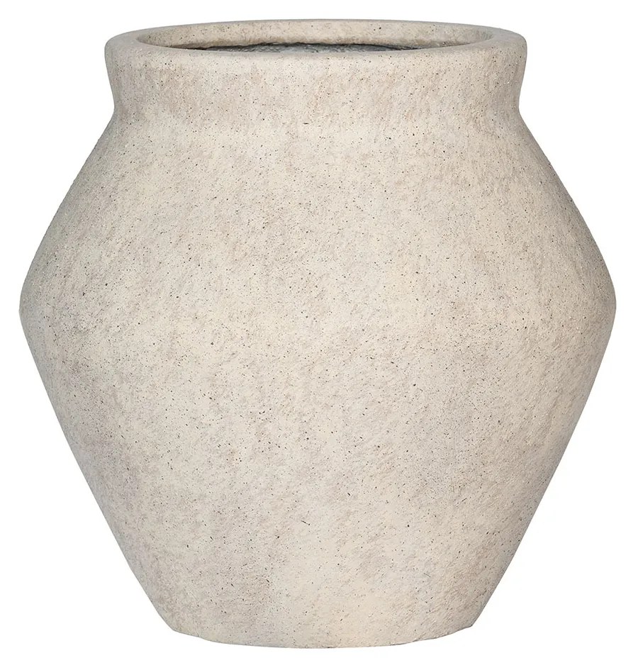 Ghiveci de flori Fleuri, travertin bej, dimensiuni multiple - Ghivece ceramice mărimea: L - ⌀ 61, h. 61 cm