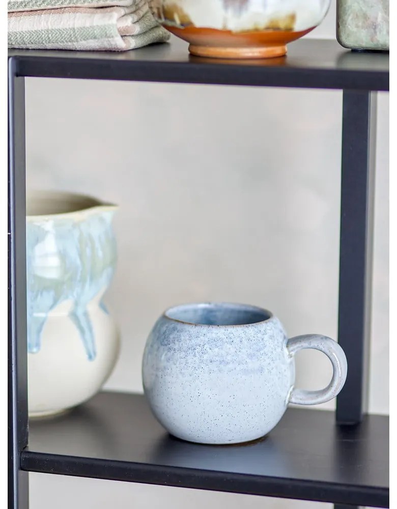 Cană albastru-deschis din gresie 410 ml Paula – Bloomingville