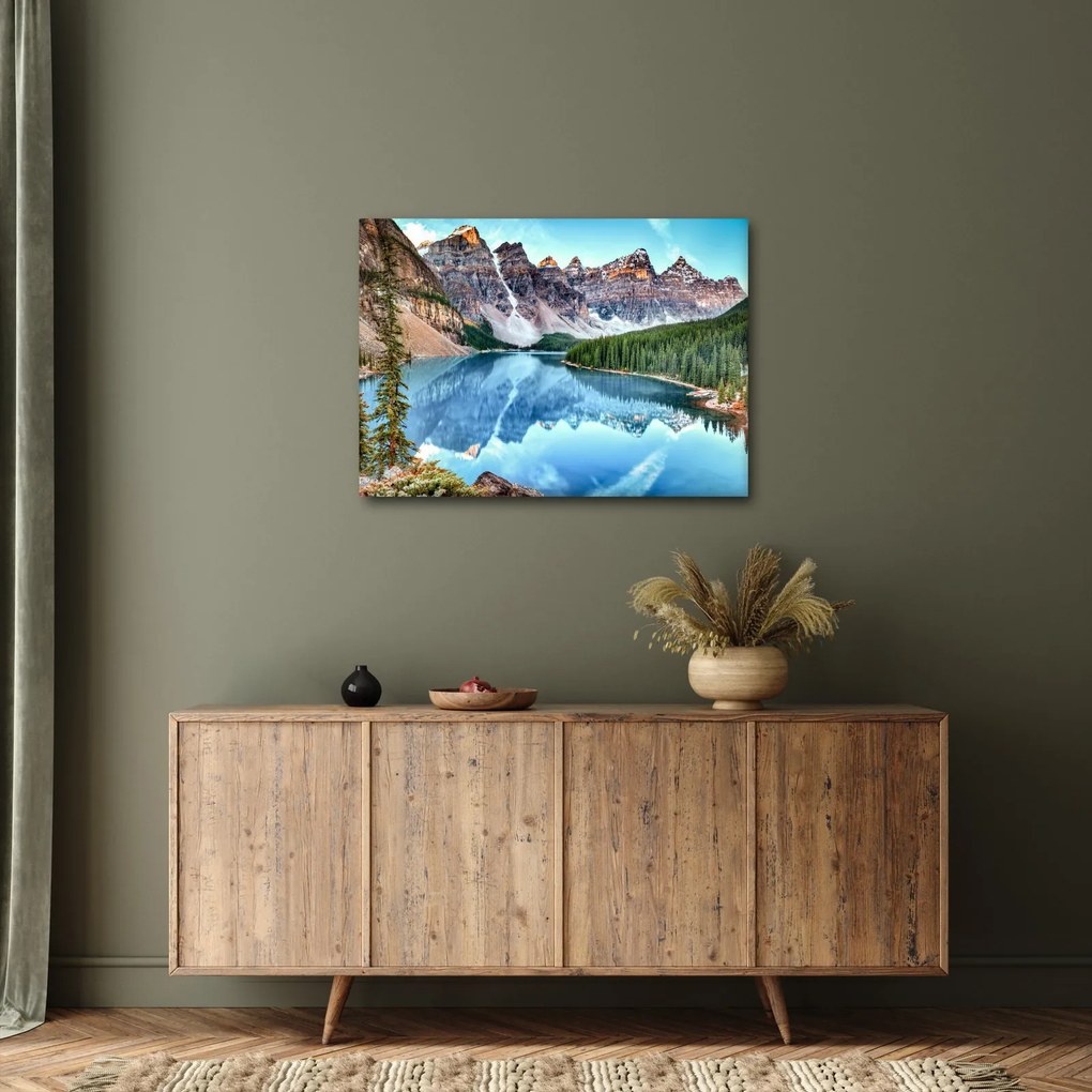 Tablou - Lacul Moraine (70x50 cm)