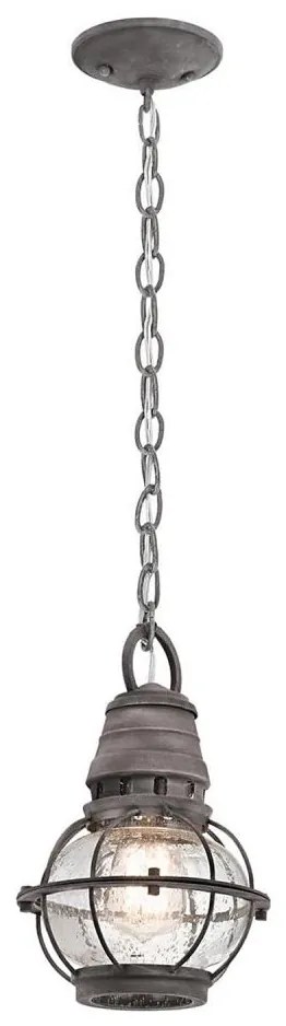 Lustră de exterior Kichler KL-BRIDGEPOINT8S BRIDGE POINT 1xE27/60W/230V IP44