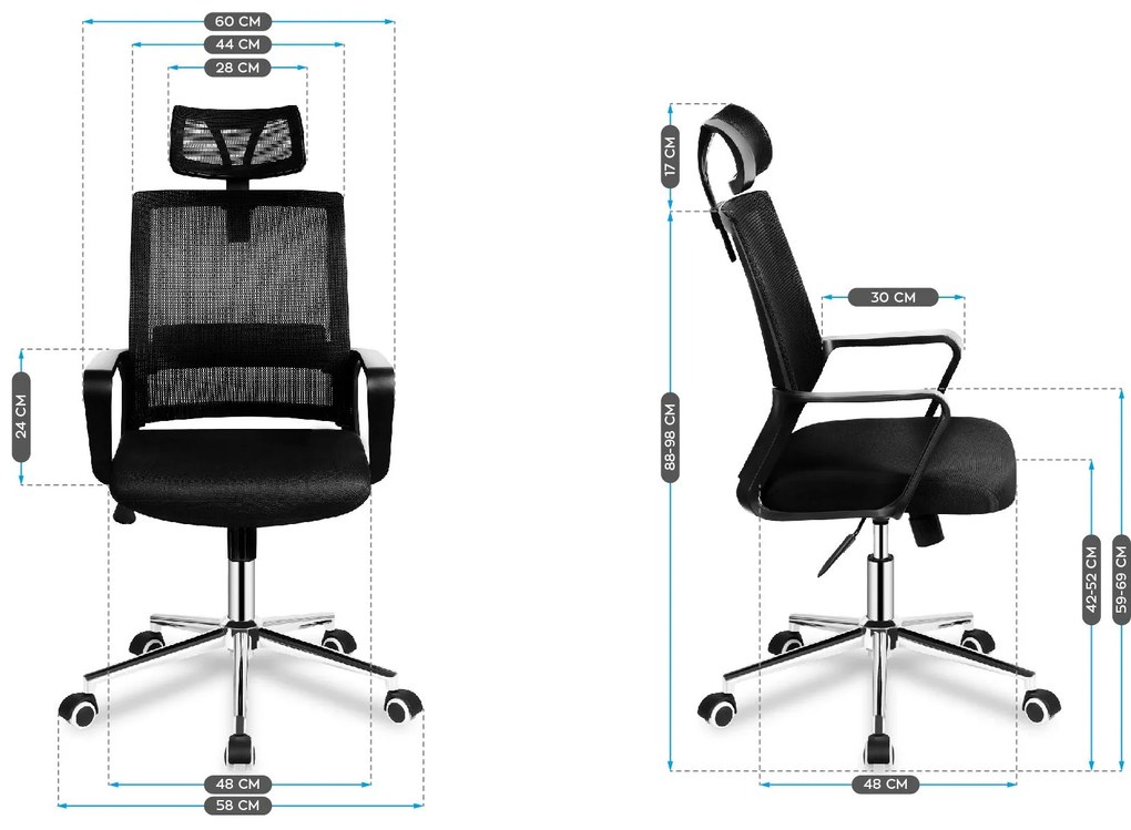 Scaun de birou Matryx 2.1 (negru). 1087593