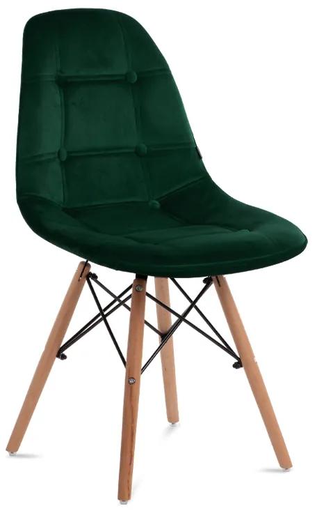 Scaun de masă Culoare Verde Închis, MICO