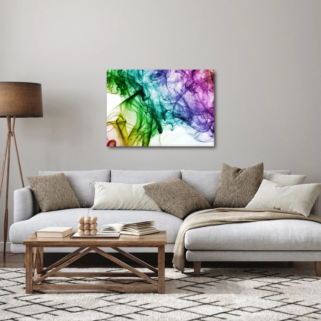Tablou - fum colorat (70x50 cm)
