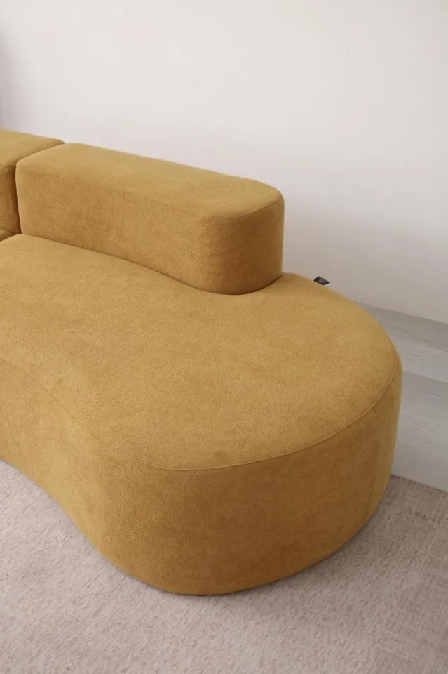 Canapea modulară din spumă cu memorie HD – 200x110x70 cm – design premium și confort inteligent (Culoare: Verde)