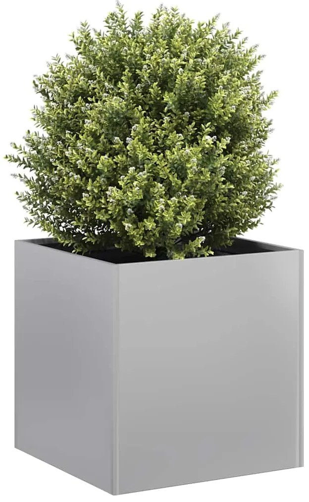 vidaXL Jardinieră 40x40x40 cm oțel galvanizat