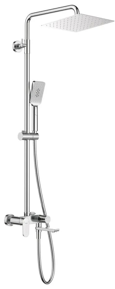 Deante ALPINIA NAC_01AM - Set de duș cu baterie, crom lucios