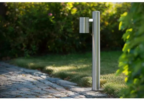 Lucide 14867/49/12 - Lampă exterior LED ARNE-LED 1xGU10/5W/230V crom mat