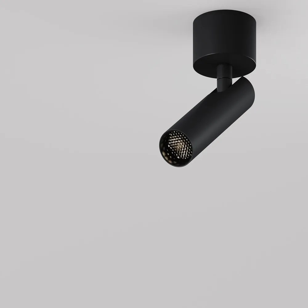 Spot LED aplicat directionabil stil minimalist Focus T negru