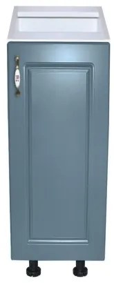 Corp inferior 30 cu 1 usa Zebra MDF Albastru drept