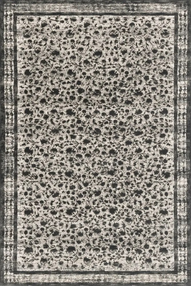 Covor gri antracit din lână 200x300 cm Agnus Classic – Agnella