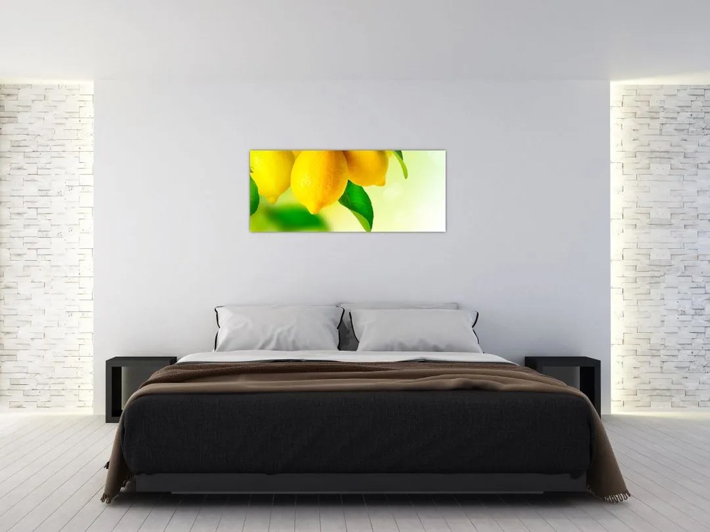 Tablou cu lămâi (120x50 cm)