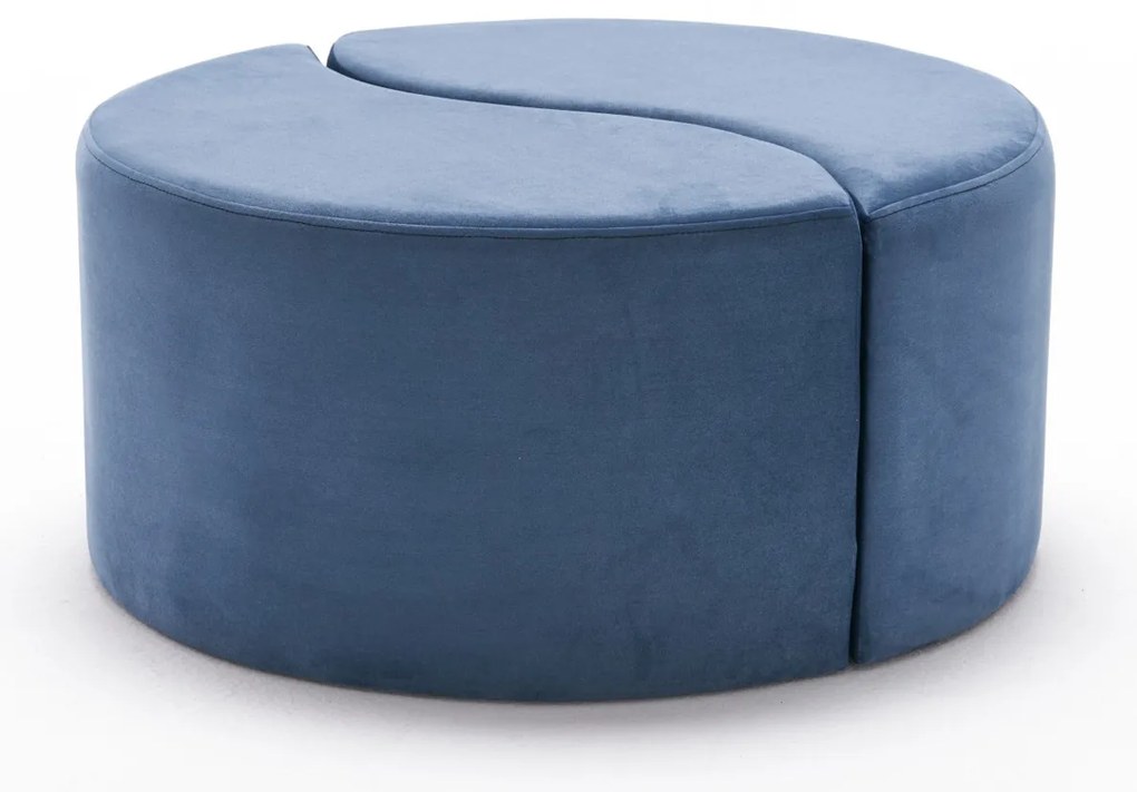 Taburet Alis Pouf albastru