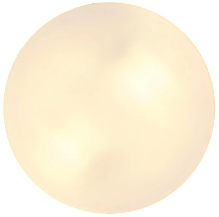 Plafoniera pentru exterior design modern IP44 Vranos negru, opal 24cm