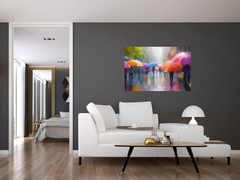 Tablou - Zi ploioasă (90x60 cm)