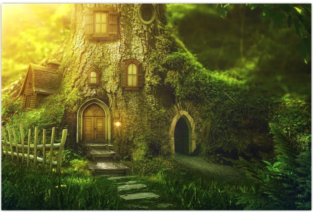 Tablou - Pădure de poveste (90x60 cm)